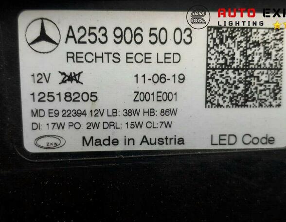 Main headlight MERCEDES-BENZ  /8 (W114)  A2539065003