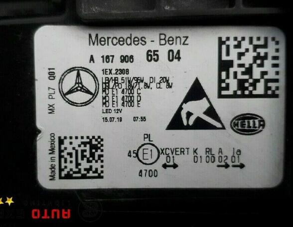 Main headlight MERCEDES-BENZ /8 (W114) A1679066504 