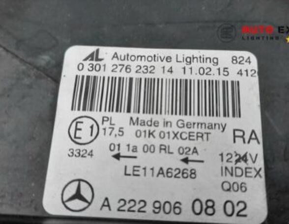 Headlights MERCEDES-BENZ /8 (W114) A2229060802 