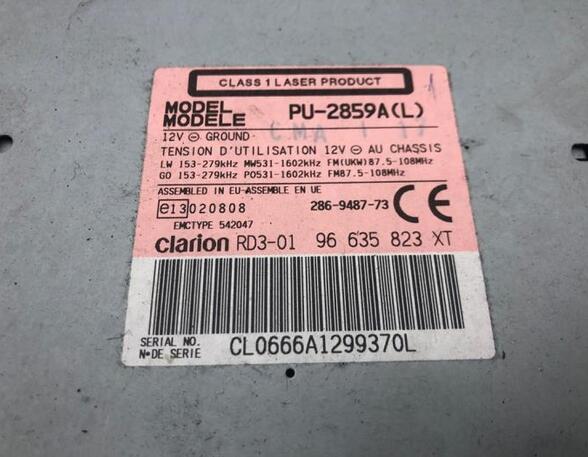 CD-Radio PEUGEOT 206+ (2L_, 2M_)