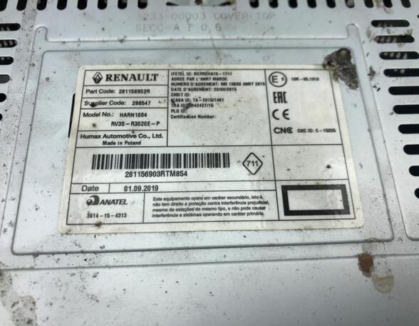 
Radio Renault Kangoo II Rapid FW0 281156903R P20497508
