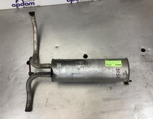 End Silencer PEUGEOT 206 Hatchback (2A/C), PEUGEOT 206 Saloon, CITROËN C1 (PM_, PN_), PEUGEOT 107 (PM_, PN_)