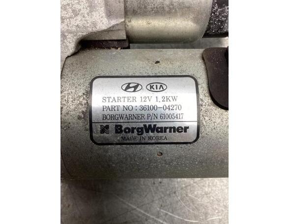 Starter KIA STONIC (YB), HYUNDAI KONA (OS, OSE, OSI)