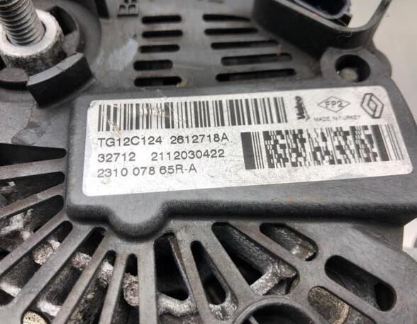 Alternator RENAULT CLIO IV Grandtour (KH_), RENAULT CAPTUR I (J5_, H5_), RENAULT CLIO IV (BH_)