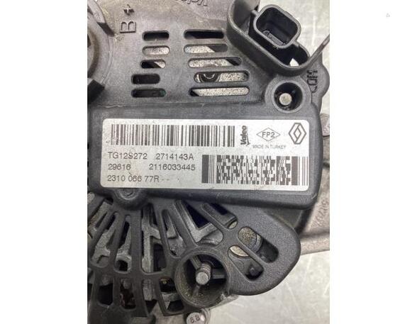 Dynamo (Alternator) RENAULT CAPTUR I (J5_, H5_)