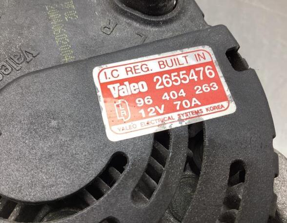 Alternator CHEVROLET KALOS, DAEWOO KALOS (KLAS)