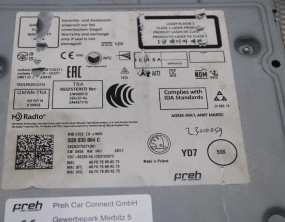 Control unit SKODA KODIAQ (NS7, NV7, NS6)