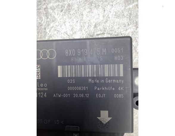 Control unit for parking support AUDI A1 Sportback (8XA, 8XF)