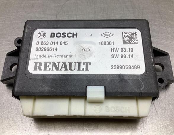 Regeleenheid park distance control RENAULT CLIO IV (BH_), RENAULT CAPTUR I (J5_, H5_), RENAULT CLIO III (BR0/1, CR0/1)