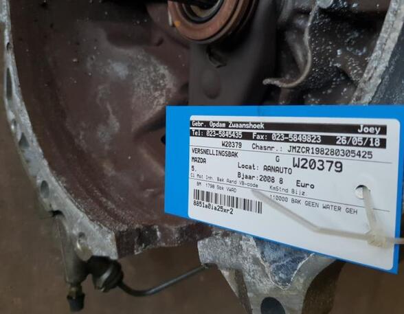 Manual Transmission MAZDA 5 (CR19)