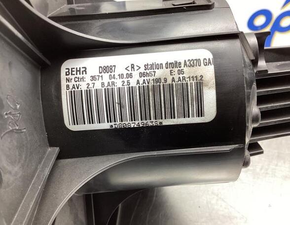 Interior Blower Motor OPEL ZAFIRA / ZAFIRA FAMILY B (A05)