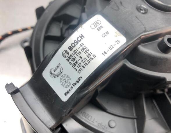 Interior Blower Motor VW UP! (121, 122, BL1, BL2, BL3, 123)