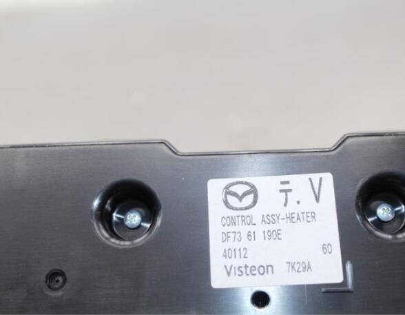 Heating & Ventilation Control Assembly MAZDA 2 (DE_, DH_)