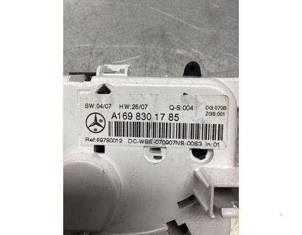 Heating & Ventilation Control Assembly MERCEDES-BENZ B-CLASS (W245)