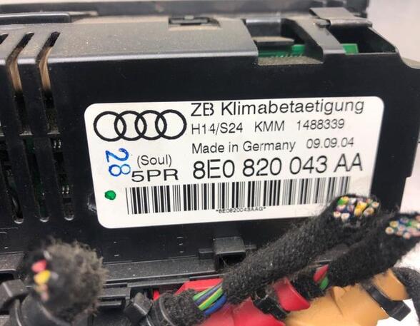 
Heizungsbetätigung (Konsole) Audi A4 8E, B6 8E0820043AA P19764006
