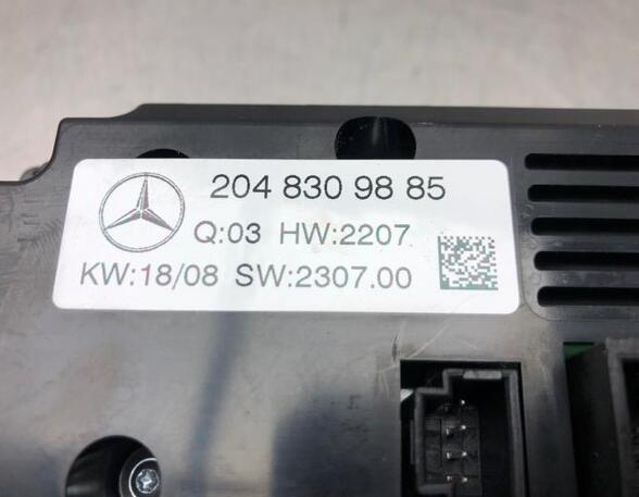 Bedieningselement verwarming & ventilatie MERCEDES-BENZ C-CLASS (W204), MERCEDES-BENZ C-CLASS T-Model (S204)