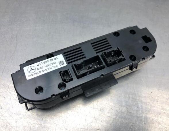 Heating & Ventilation Control Assembly MERCEDES-BENZ C-CLASS (W204), MERCEDES-BENZ C-CLASS T-Model (S204)