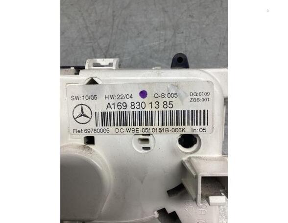 Heating & Ventilation Control Assembly MERCEDES-BENZ B-CLASS (W245)