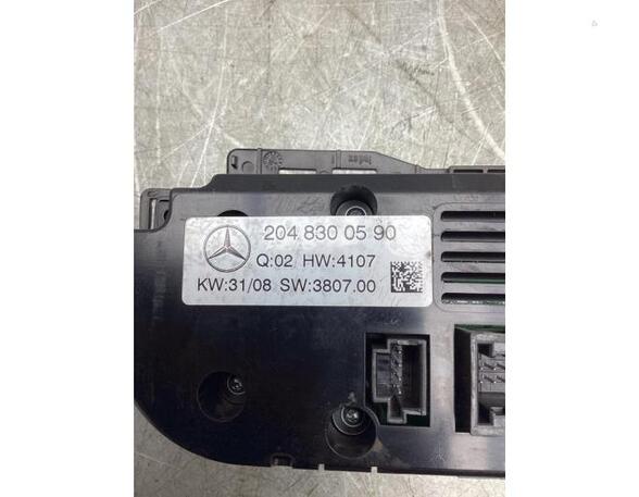 Heating & Ventilation Control Assembly MERCEDES-BENZ C-CLASS (W204), MERCEDES-BENZ C-CLASS T-Model (S204)