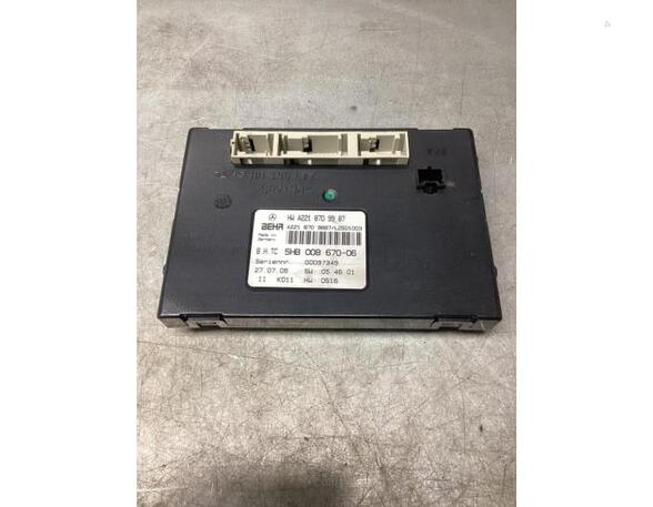 Control unit for heating and ventilation MERCEDES-BENZ S-CLASS (W221), MERCEDES-BENZ E-CLASS (W212)