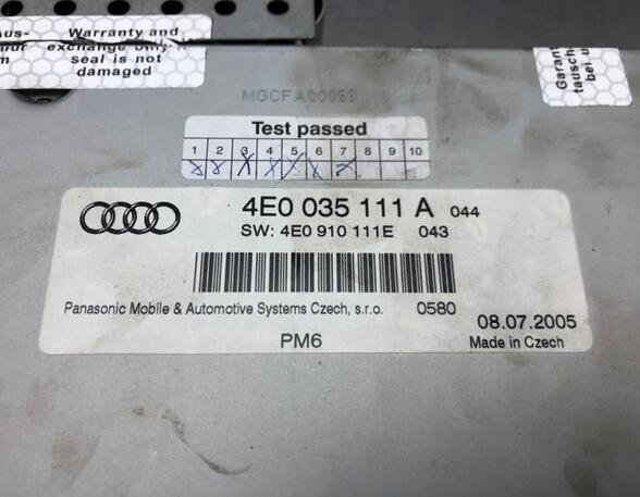 CD Wechsler AUDI A6 (4F2, C6)