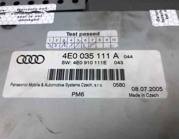 CD-changer AUDI A6 (4F2, C6)