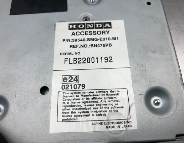 DVD-Speler HONDA CIVIC VIII Hatchback (FN, FK), HONDA CIVIC IX (FK)