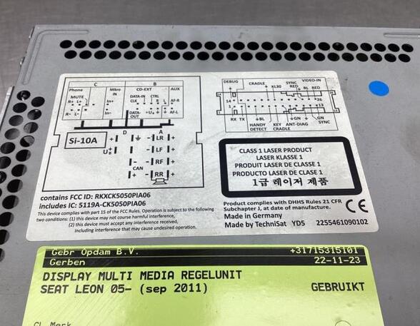 Aanwijsinstrument SEAT LEON (1P1)