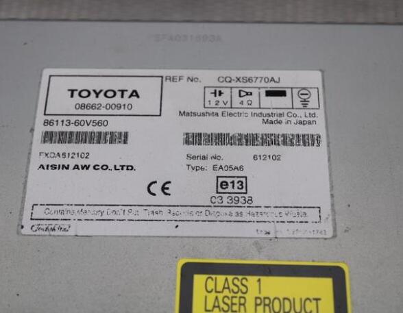 Autonavigatiesysteem TOYOTA AURIS (_E15_), TOYOTA AURIS (_E18_), TOYOTA AURIS Estate (_E18_)