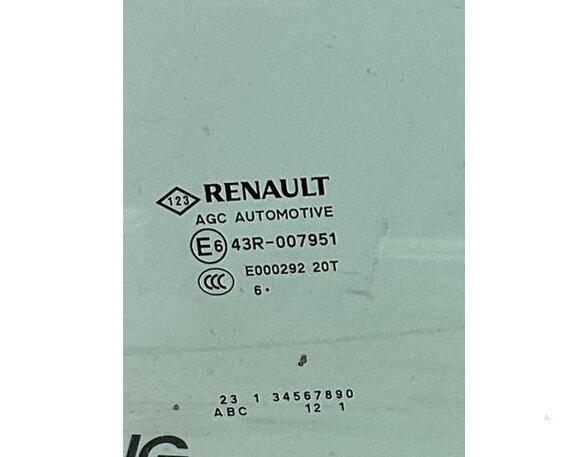 Door Glass RENAULT SCÉNIC IV (J9_), RENAULT GRAND SCÉNIC IV (R9_)