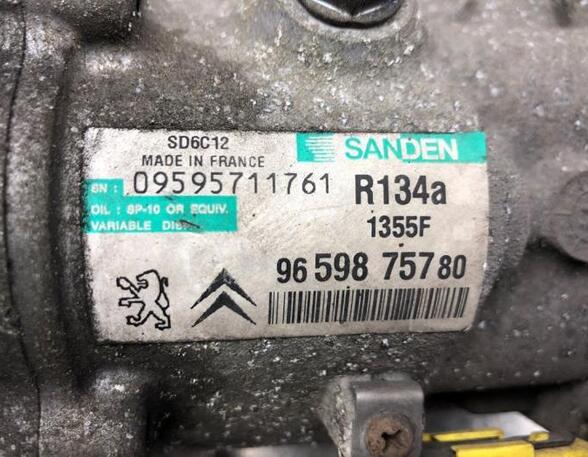 Air Conditioning Compressor PEUGEOT 508 SW I (8E_), PEUGEOT 207 (WA_, WC_), PEUGEOT 207 SW (WK_), PEUGEOT 307 (3A/C)