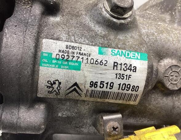 Air Conditioning Compressor PEUGEOT 208 I (CA_, CC_), PEUGEOT 207 SW (WK_), CITROËN C4 Coupe (LA_), PEUGEOT 207 (WA_, WC_)