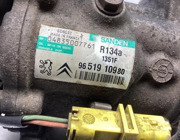 Air Conditioning Compressor PEUGEOT 307 Break (3E), PEUGEOT 307 SW (3H), PEUGEOT 207 (WA_, WC_), PEUGEOT 508 SW I (8E_)