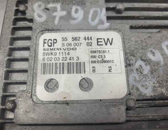 Control unit for engine OPEL ZAFIRA / ZAFIRA FAMILY B (A05)