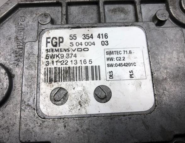 Control unit for engine OPEL VECTRA C Estate (Z02)