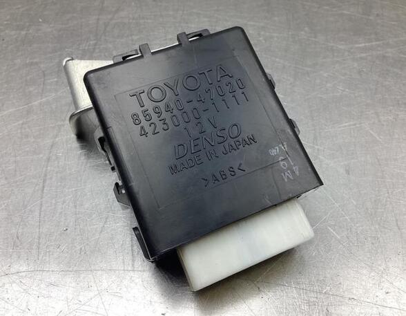 Wash Wipe Interval Relay TOYOTA PRIUS (_W3_)