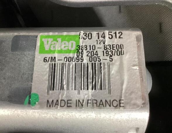 Wiper Motor OPEL AGILA (A) (H00)