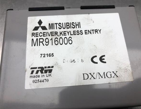 Central Locking System MITSUBISHI SPACE STAR MPV (DG_A)