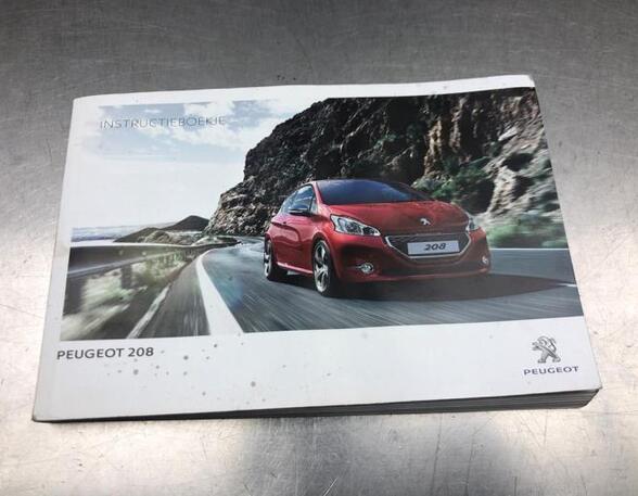 Operation manual PEUGEOT 208 I (CA_, CC_)