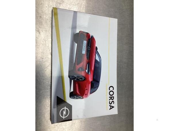 Operation manual OPEL CORSA F (P2JO)