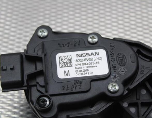 Accelerator pedal NISSAN QASHQAI II SUV (J11, J11_)