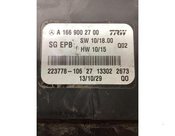 Control unit for fixing brake MERCEDES-BENZ A-CLASS (W176)