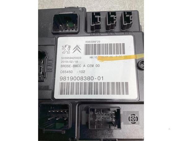 Control unit central electric (BCM) PEUGEOT 3008 SUV (MC_, MR_, MJ_, M4_)