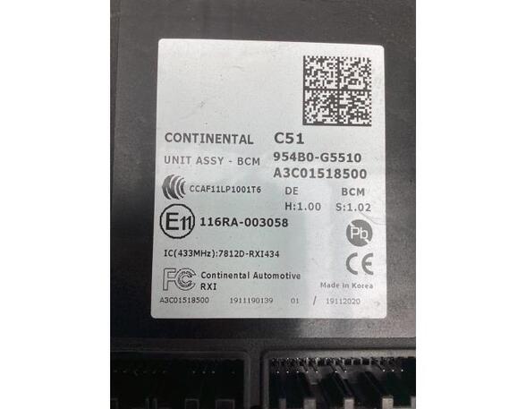 Control unit central electric (BCM) KIA NIRO I (DE)