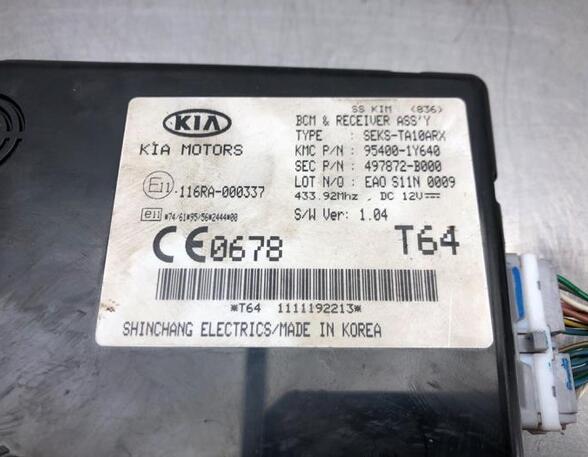 Control unit central electric (BCM) KIA PICANTO (TA)