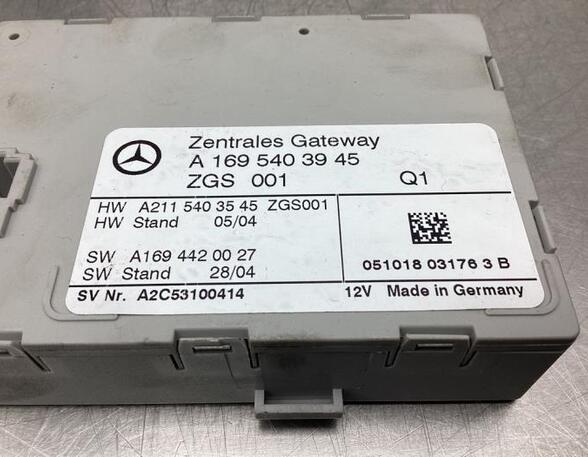 Control unit gateway MERCEDES-BENZ A-CLASS (W169)