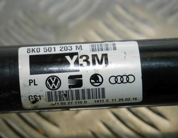 Drive Shaft AUDI A5 Sportback (8TA)