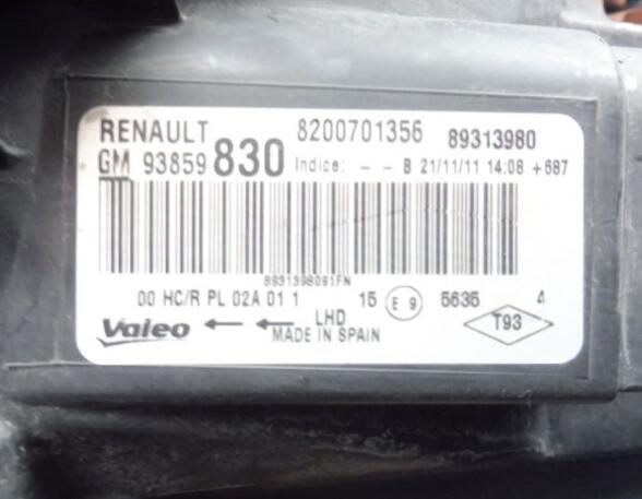 Headlight RENAULT Trafic II Kasten (FL)