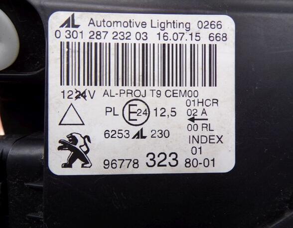 Headlight PEUGEOT 308 II (LB_, LP_, LW_, LH_, L3_)