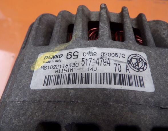 Alternator FIAT PANDA (169_)